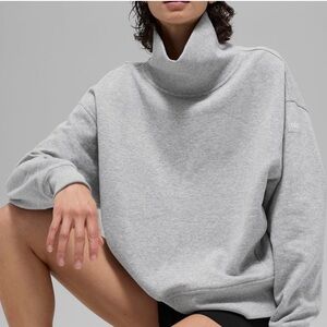 Alo yoga Hazy Mock Neck pullover